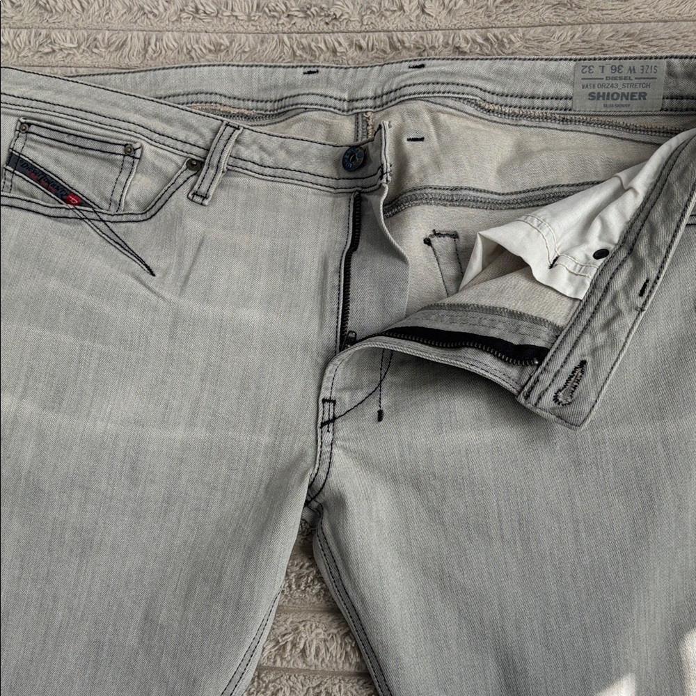Diesel Light Gray Slim Jeans